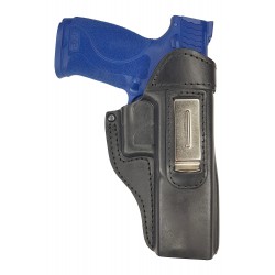 IWB 7 Leather Holster for Smith Wesson M&P9 5 inch barrel black VlaMiTex