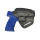U9 Fondina in pelle per Smith & Wesson MP40 nero VlaMiTex