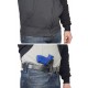 IWB 2 Leder Holster für EKOL Lady Gürtelholster schwarz VlaMiTex