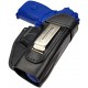 IWB 2 Pistolera de cuero para Reck PK 800 negro VlaMiTex