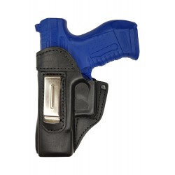 IWB 3Li Pistolera de piel para Walther P99 negro para zurdos VlaMiTex