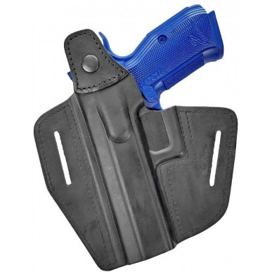 Кожна футрола за CZ SP-01 Shadow 1 OWB – за десну руку са дугметом