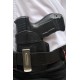 IWB 3Li Leder Holster für Colt 1911 Schwarz für Linkshänder VlaMiTex
