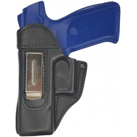 IWB 3Li Pistolera de piel para Ruger SR40 negro para zurdos VlaMiTex