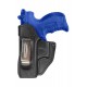 IWB 2Li Leather Holster for Walther P22 black left-handed VlaMiTex