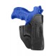 IWB 2Li Fondina in pelle per Walther P22 nero per mancini VlaMiTex