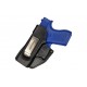 IWB 2Li Funda de piel para Glock 43 negro para zurdos VlaMiTex