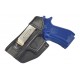 IWB 2Li Holster en cuir pour Beretta 82 Noir pour gauchers VlaMiTex